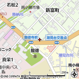北海道小樽市新富町15-12周辺の地図