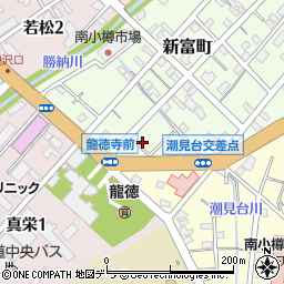 北海道小樽市新富町15-17周辺の地図