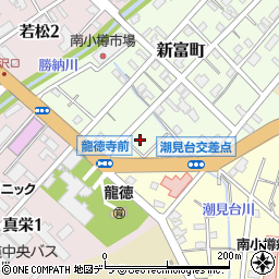 北海道小樽市新富町15-18周辺の地図