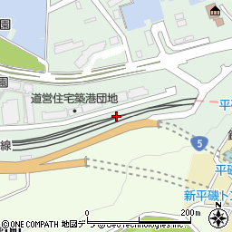 北海道小樽市築港1周辺の地図