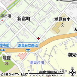 北海道小樽市新富町8-11周辺の地図