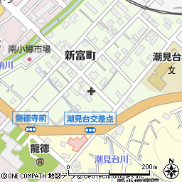 北海道小樽市新富町10-3周辺の地図