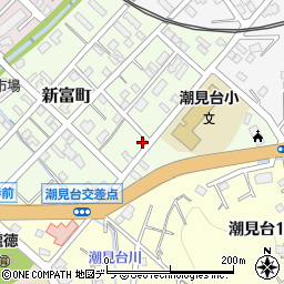 北海道小樽市新富町8-8周辺の地図