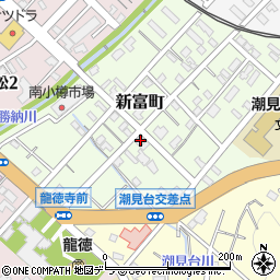 北海道小樽市新富町10-1周辺の地図