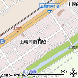 北海道岩見沢市上幌向南１条周辺の地図