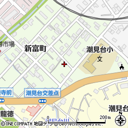 北海道小樽市新富町8-5周辺の地図