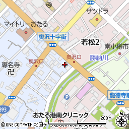 小樽奥沢郵便局 ＡＴＭ周辺の地図