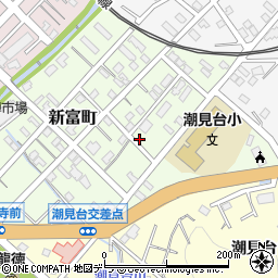 北海道小樽市新富町7-13周辺の地図