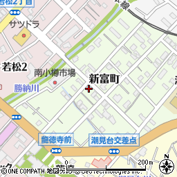北海道小樽市新富町11-1周辺の地図