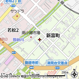 北海道小樽市新富町12-7周辺の地図