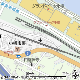 シーサイド小樽周辺の地図