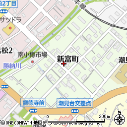 北海道小樽市新富町3-9周辺の地図