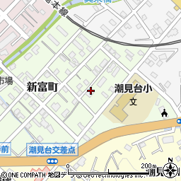 北海道小樽市新富町7-16周辺の地図