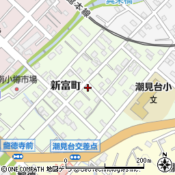 北海道小樽市新富町8-1周辺の地図