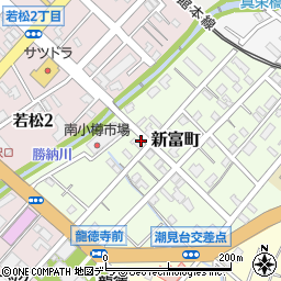 北海道小樽市新富町12-4周辺の地図