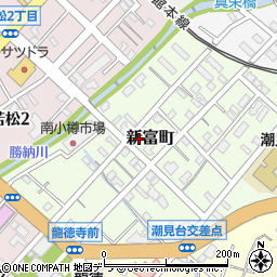 北海道小樽市新富町3-11周辺の地図