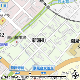 北海道小樽市新富町3周辺の地図