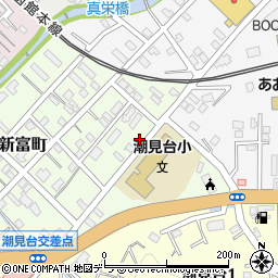 北海道小樽市新富町7-6周辺の地図