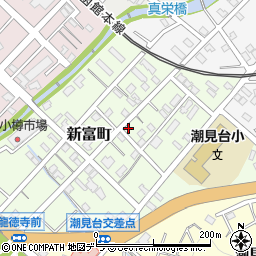北海道小樽市新富町6-14周辺の地図
