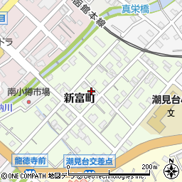 北海道小樽市新富町3-3周辺の地図