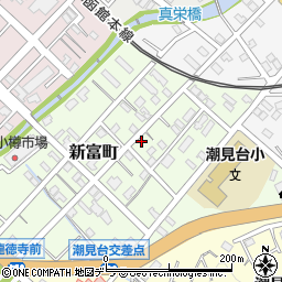 北海道小樽市新富町6-15周辺の地図