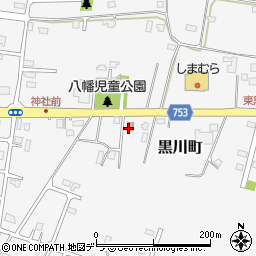 黒川八幡生活館周辺の地図