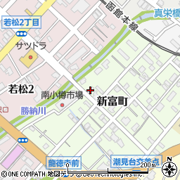 北海道小樽市新富町2-13周辺の地図