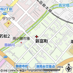 北海道小樽市新富町2-9周辺の地図