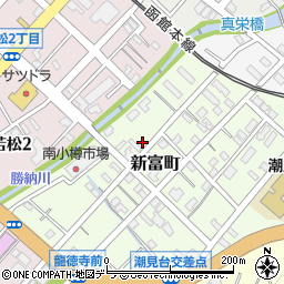 北海道小樽市新富町2-8周辺の地図