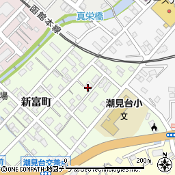 北海道小樽市新富町6-5周辺の地図