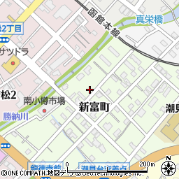 北海道小樽市新富町2-7周辺の地図