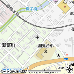 北海道小樽市新富町7-1周辺の地図