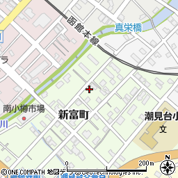 北海道小樽市新富町4-16周辺の地図