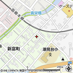 北海道小樽市新富町6-20周辺の地図