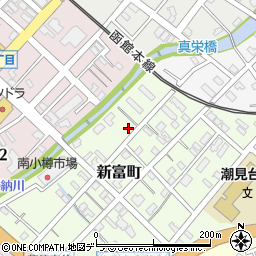 北海道小樽市新富町2-4周辺の地図