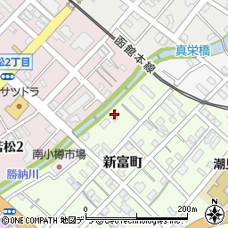 北海道小樽市新富町2-6周辺の地図