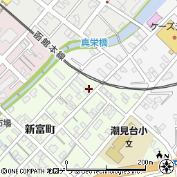 北海道小樽市新富町4-2周辺の地図