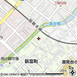 北海道小樽市新富町1周辺の地図