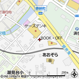 北海道小樽市勝納町周辺の地図