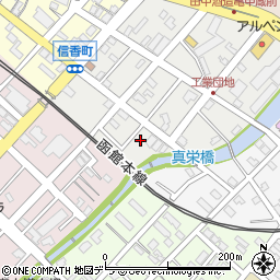 北海道小樽市信香町11周辺の地図