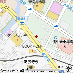 小樽港線周辺の地図