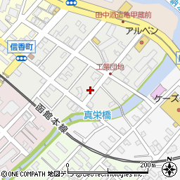 北海道小樽市信香町周辺の地図