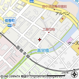 北海道小樽市信香町周辺の地図