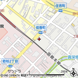 北海道小樽市信香町10-3周辺の地図