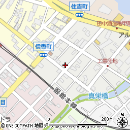 有限会社深澤精肉店　信香工場周辺の地図