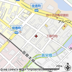 横堀アパート周辺の地図