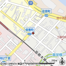 小樽住吉郵便局 ＡＴＭ周辺の地図