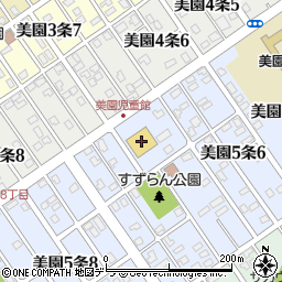 セブンイレブン岩見沢美園店周辺の地図