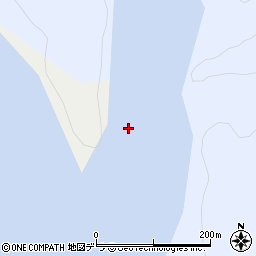 シケレベ連絡橋周辺の地図