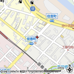信香町周辺の地図